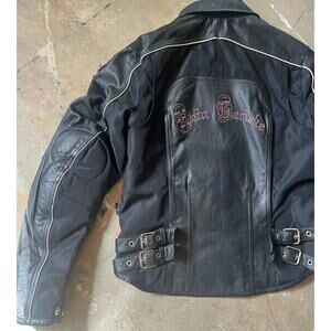 Vintage Moto Jacket, German Leather, Y2K, Hein Gericke